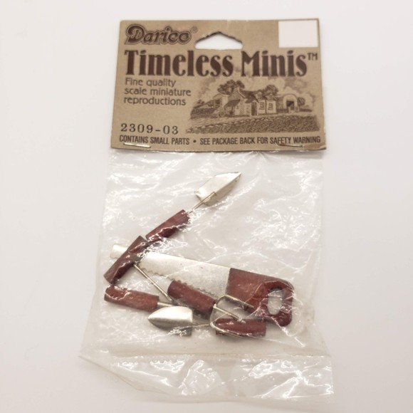 NOS Miniature Scale Tool Collection Set of 6 Hand Tools (2309-03) - Picture 1 of 4